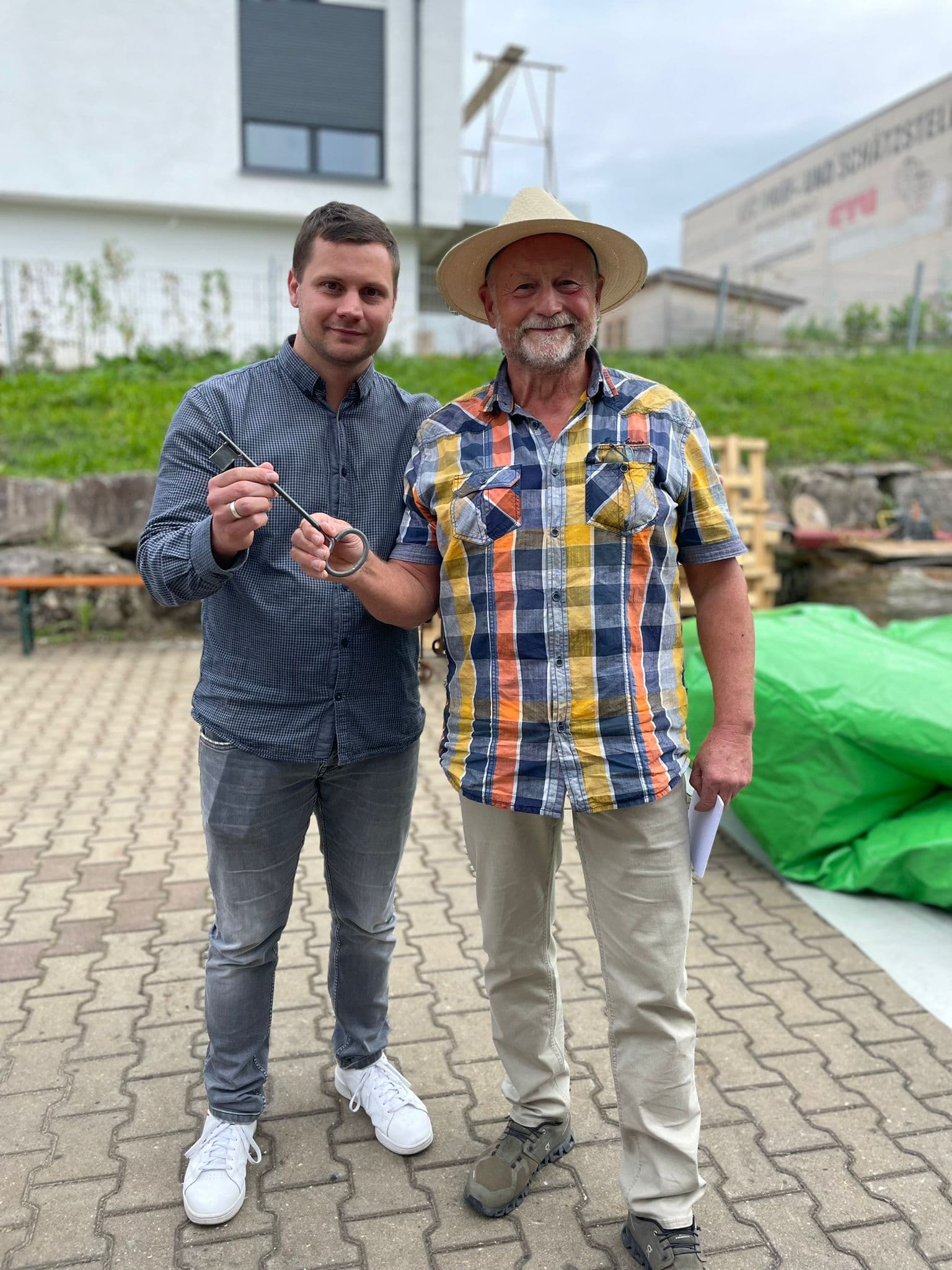 Generationsübergabe bei Wurst Metallbau mit Angelo Wurst und Berthold Wurst